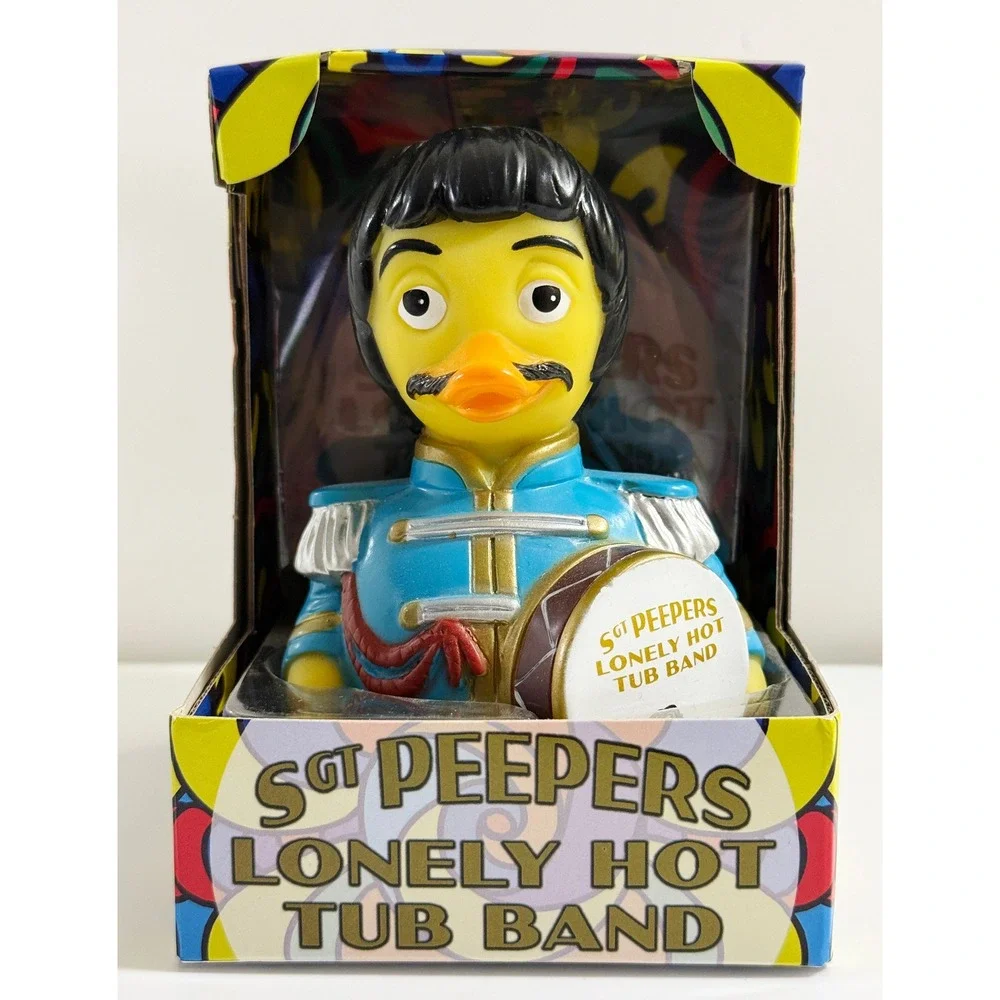 CelebriDucks Rubber Duck Kids OS Blue Sgt Peepers Lonely Hot Tub Band 81139